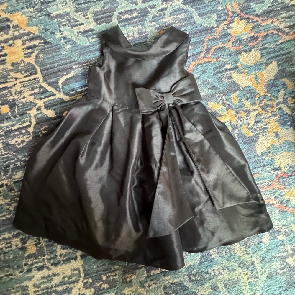 Edgehill Collection Black Holiday Dress 4T